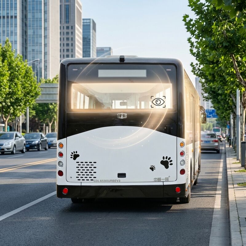 5.9m Electric Mini Buses Electric Van 14 Seater Passenger Bus For Public Transit.