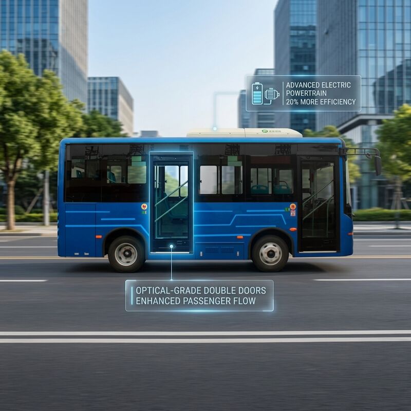 5.9M 14 seater Battery Electric City Bus Pure Electric Vehicle for public transit bus to downtown.