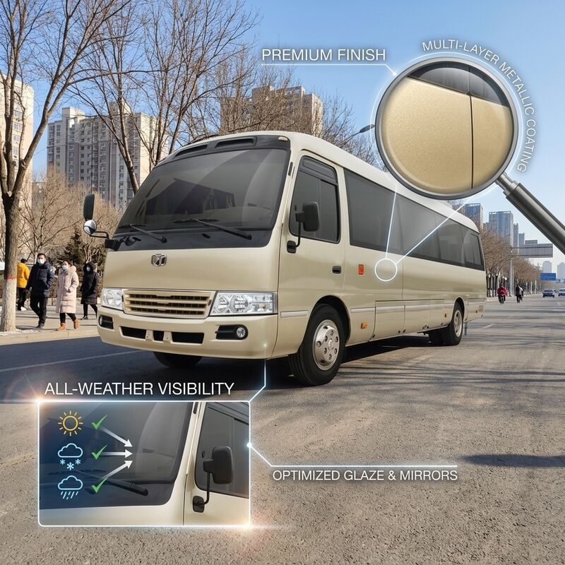 6m 19 Seats Zev Bus LHD Energy Retrieve Pure Electric Mini Bus 89.7 Kwh