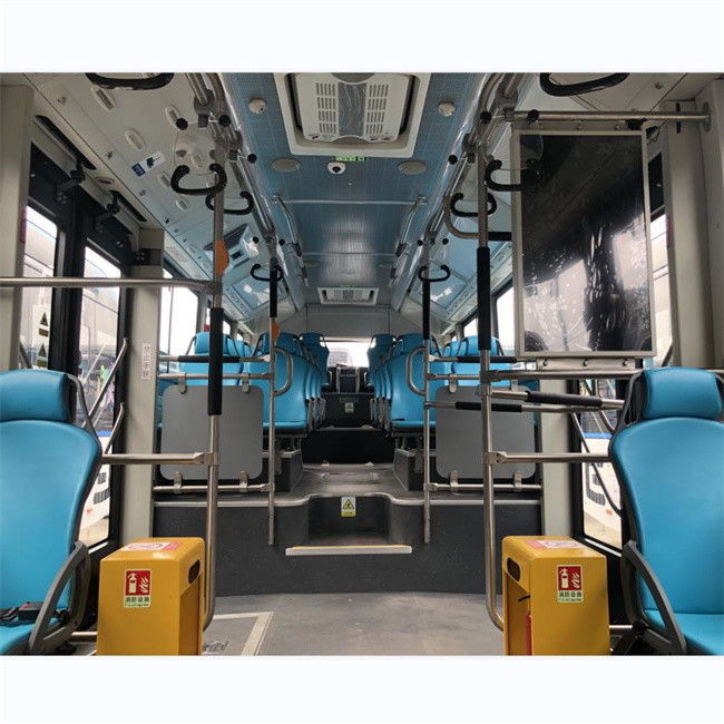 12m Low Entry Floor EV Battery Electric Buses With Air Suspension
