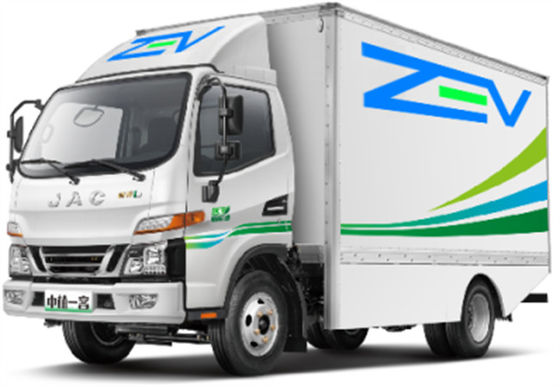 Modern Long Range Electric Mini Trucks Refrigerated 440km