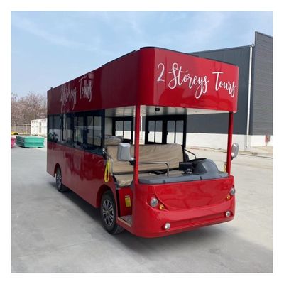 Electric Golf Carts Shuttle Bus 6.4 Mts Turn Radium With Top Speed 30km/H