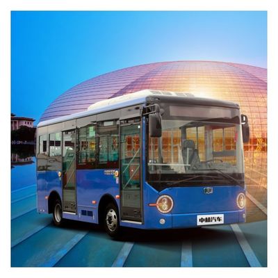 6m 15 Seater Mini Bus Low Entry For Urban Transportation City Bus Service