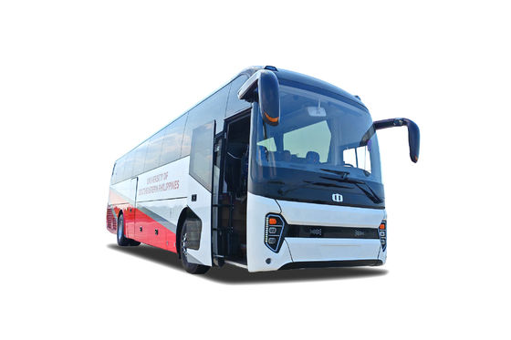 12m 55 Seater Diesel Coach Bus Tourist Luxury Bus With Toilet for Long Distance Travel