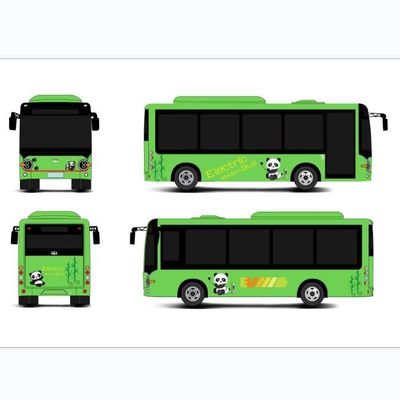 24 Seater 6.6m Battery Electric Bus with 200km Mileage and Automatic Transmission for Public Transportation