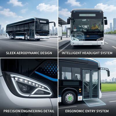 12m Low Floor Electric City Bus | High Capacity LFP Battery 300km Range | OEM Public Transit Solution