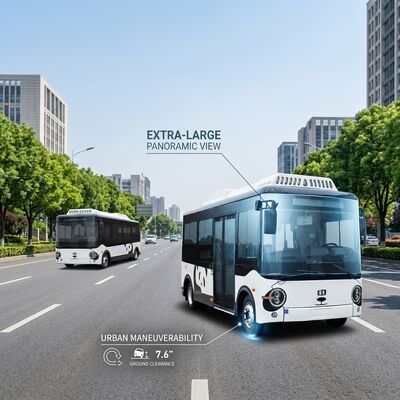 5.9m 14 Seater Electric Mini Buses EV Bus Commercial City Bus New Energy Van