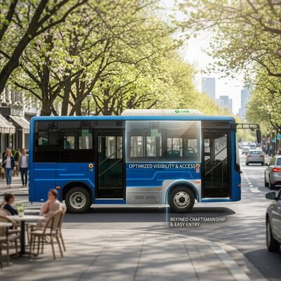 6m Battery electric buses electric mini city bus New energy bus.