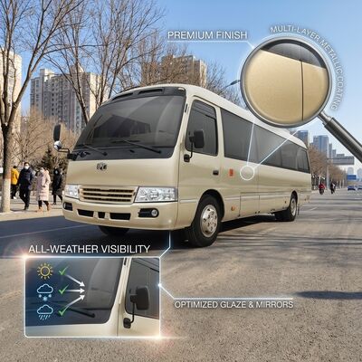 6m 19 Seats Zev Bus LHD Energy Retrieve Pure Electric Mini Bus 89.7 Kwh