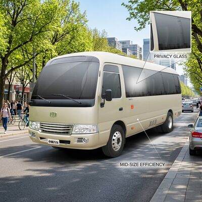6m Green Emission 12 Seater Electric Coach Bus Tourist Shuttle Bus 100km/H