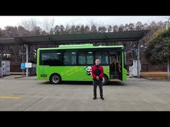 7m Transport Public Electric Mini Buses LHD Driving Mileage 200km