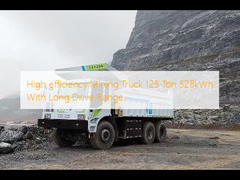 High efficiency Mining Truck 125 Ton 528kWh With Long Drive Range